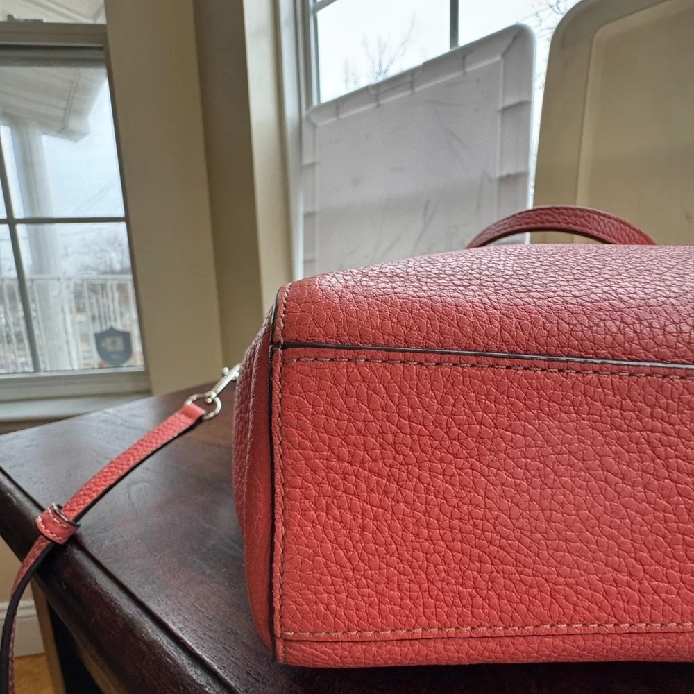 Coach Coral Leather Kelsey Bag